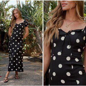Marlow Polka Dot Maxi Dress